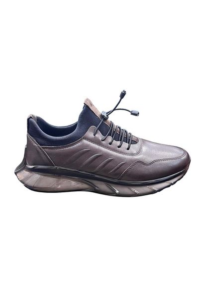 Greyybull Shoes Кафяви мъжки кожени маратонки