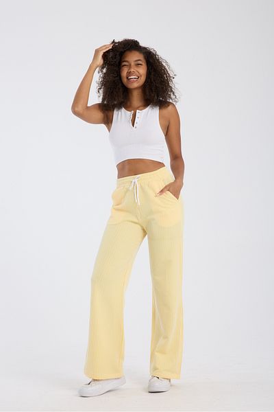 KAPHONE Women's Wide Leg Striped Palazzo Pants
