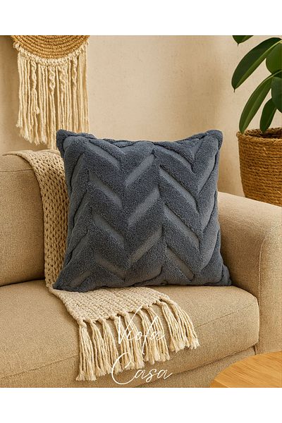 BlueMaison Punch Decor Pufy 45x45 Husă de pernă 1 bucată Spike Antracit