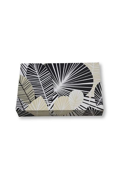 Generic Elegant Storage Box with Leaf and Flower Embossing (36 x 12 x 5 cm)