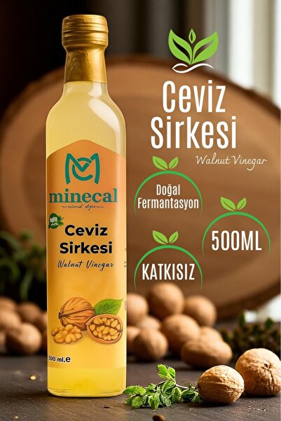 Minecal Doğal Fermente Ceviz Sirkesi 500ml