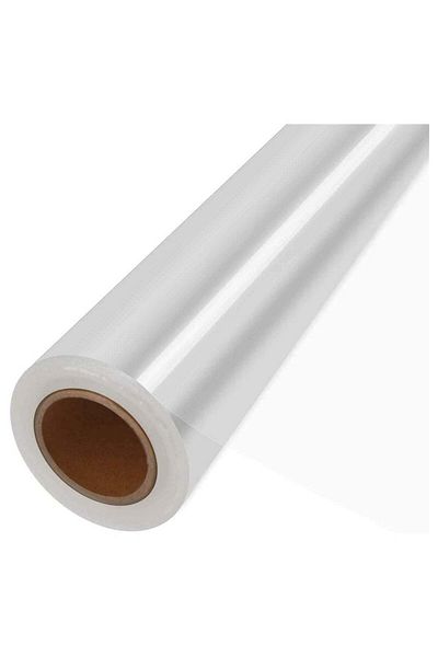 MARKQ Clear Cellophane Wrap Roll [50m x 70cm] - Thick Transparent Cellophane Wrap for Gift Baskets, Flower