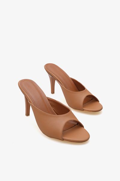 LOJO Women's Strappy Heeled Daily Slippers Sancoles