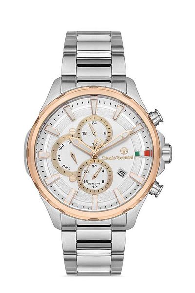 Sergio Tacchini St.1.10308.4 Steel Cord with All Functions Active 5 Atm Waterproof Value