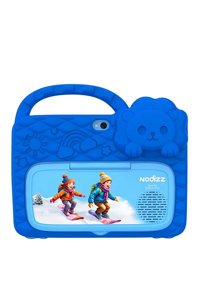 zyteq Children's Tablet 7", 4gb 128gb, Android, Hd, Wifi, Bluetooth, Games, Silicone Case, Blue