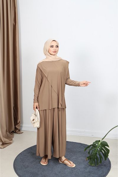 NİSUM MODA Set Sandy cu pantaloni încrucișați