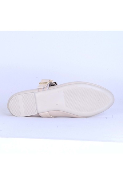 moda ayakkabım Fashion Shoes 174 Skin Women's Comfortable Daily Ballet Shoes