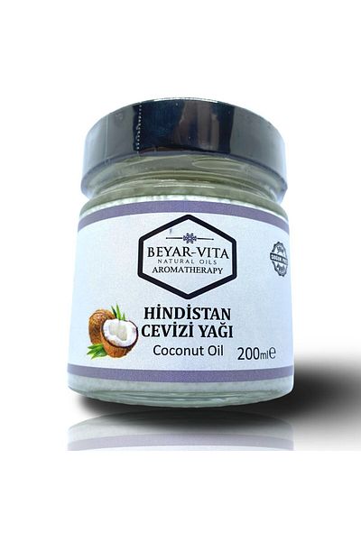 BEYARVİTA 200 ml Coconut Oil - Cold Pressed Coconut Oil