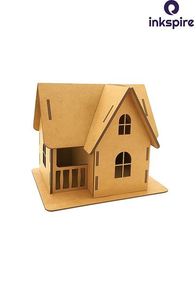 inkspire 3D Wooden Model 3D Paintable Interlocking Puzzle Model Board DIY for Kids Paint Yourself