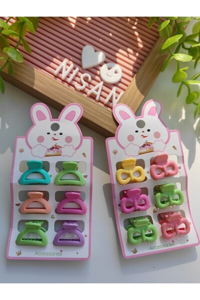 Nisankids 12 τεμάχια μαλακή πολύχρωμη πόρπη με μανταλάκια