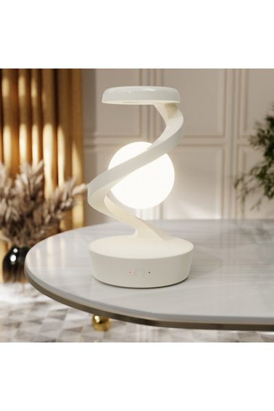 zyteq Lampa inteligenta ZYTEQ®️ rotativa, incarcator wireless, senzor miscare...