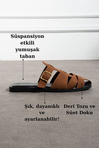 diya shoes Γυναικεία σανδάλια Shay Taba με αξεσουάρ-