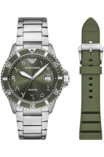 Emporio Armani Emporio Armani Explore Men's Watch with Extra Strap - Ar80072set