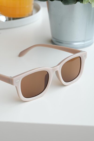 WATCHOFROYAL Royal Eyewear Re2303 Cream Brown Sunglasses