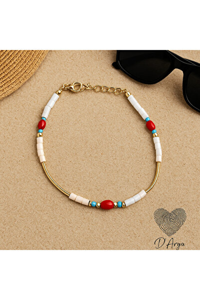 Darya DD253 ألوان الذهب الأبيض الأزرق الأحمر الخرز المصنوع يدوياً