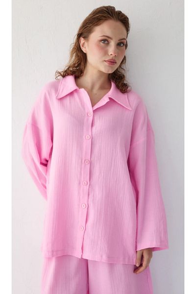 nizzell Women's New Season Muslin Pink Pants Suit