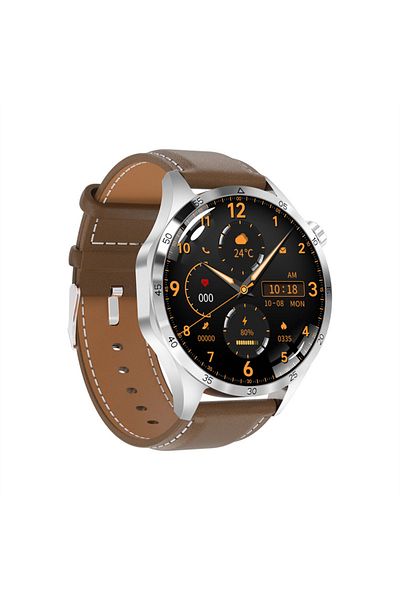 zyteq Smartwatch GT4 PRO+ Unisex, Apel BT, Sport, Ritm cardiac, Pedometer, iOS/Android, Argintiu