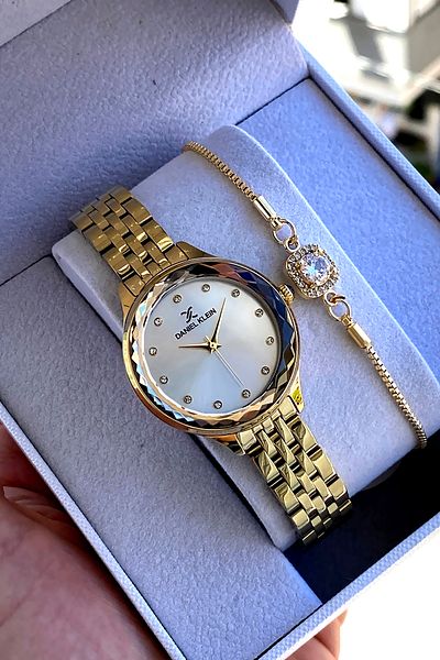 Daniel Klein 100% Original Women's Watch Special Series Waterproof Stainless Steel Band with Bracelet Gift