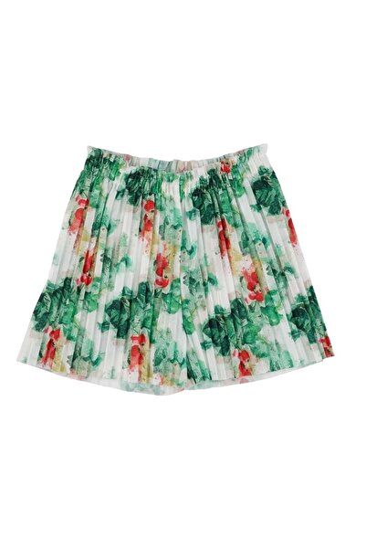 best kids Pantaloni scurți plisați imprimați Verde