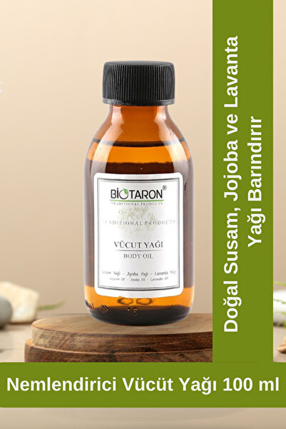 Vücut Yağı - 100ml | Masaj Yağı | Susam, Jojoba ve Lavanta Yağlı