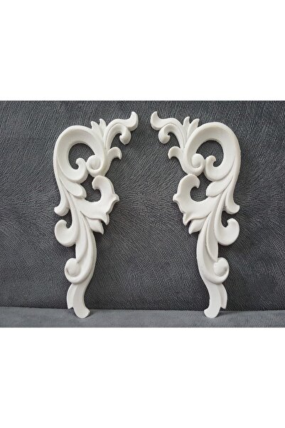 morlalem m Çift Bordür Aplik Dekor 21cm Silikon Kalıp K-458 Sabun Mum Kokulu ...