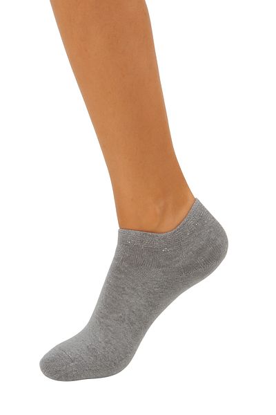 Socks Tunnel Чифт от 5 унисекс едноцветни сиви икономични чорапи до глезена