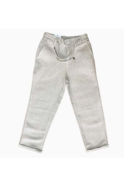RİNDO KİDS Linen Trousers Mink