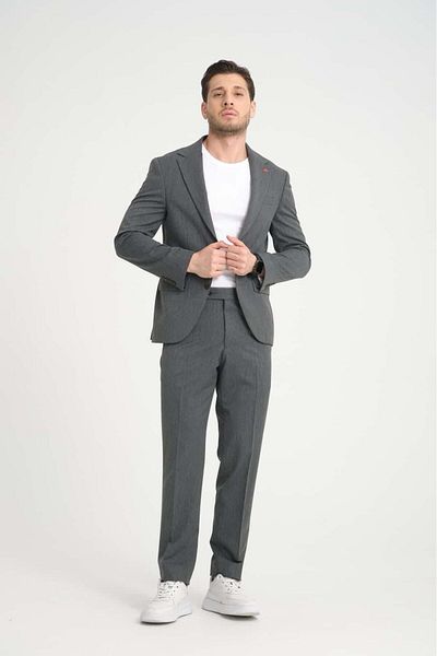 FASHİON PLAZA Men Suit Slim Fit Top Size Lilra