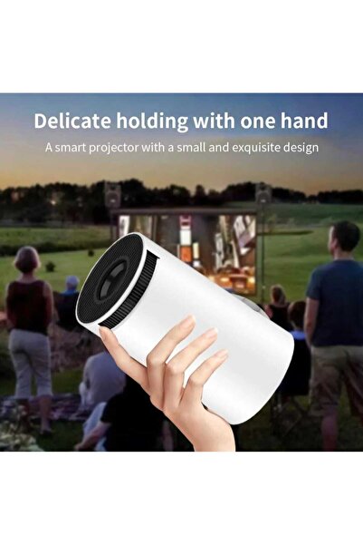 Generic Smart Mini Projector 4K Support, 180° Rotating Screen, Bluetooth 5.0, HDMI USB, Home Theater