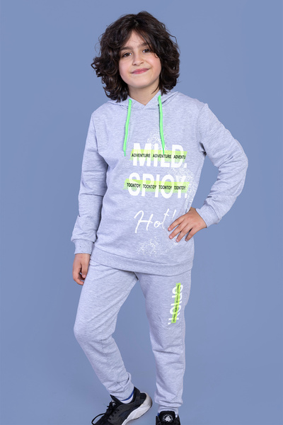 Toontoy Boy's Tracksuit Set - Hooded and Printed
