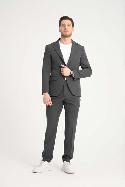 FASHİON PLAZA Men Suit Slim Fit Top Size Lilra