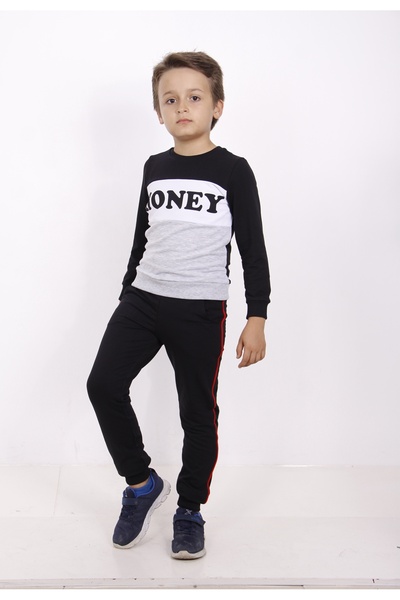 Toontoy Boy's Tracksuit Set - Garnished Design