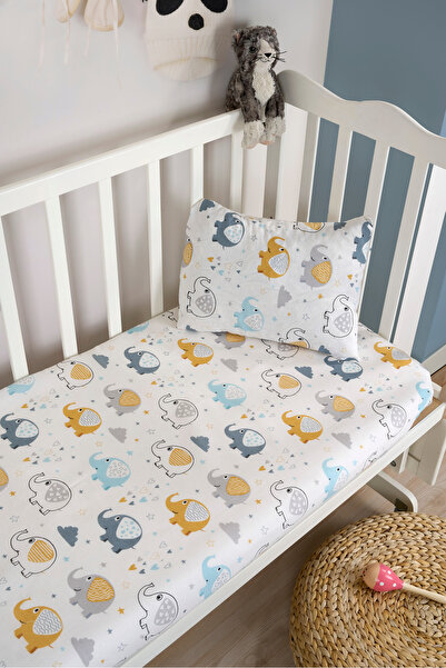 Comfort Home Baby Duvet Cover Set, Cotton, 100×150 Ranforce, Printed | Soft Baby Bedding