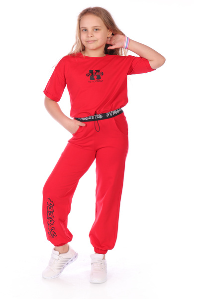 Toontoy Girl's Be Kind - Printed Tracksuit Set