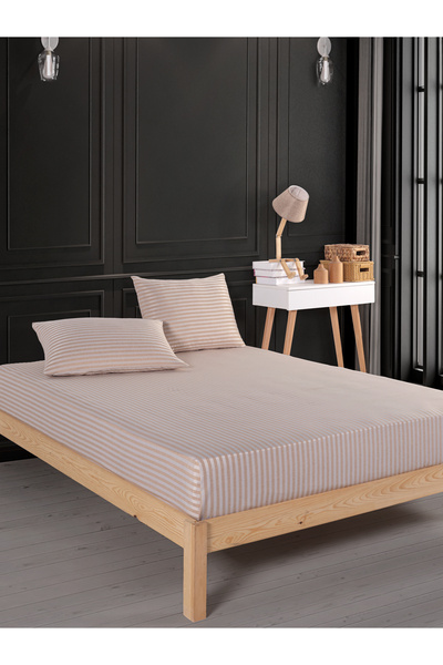 LUYASHOP Cotton Satin Single Bed Sheet Set with Pillow