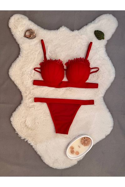 Love Angels Oyster Model Full Padded Padded Bra Panty Set - Women's Underwear