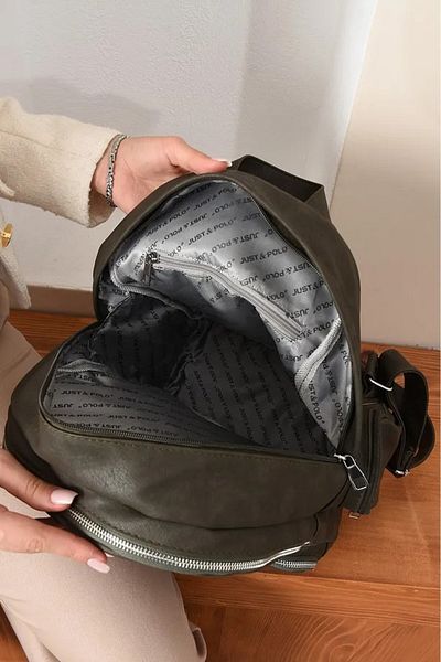 Just Polo Women's Handbag and Backpack with Long Strap Compartment