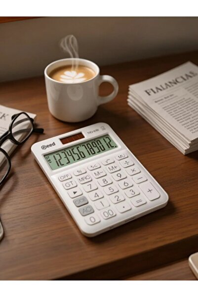 Need ND-10B Beyaz Hesap Makinesi 12 Haneli