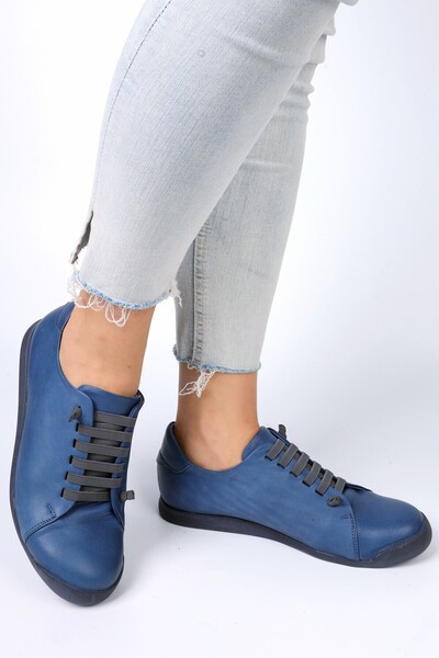 AYOOLS KADIN İÇİ DIŞI HAKİKİ DERİ ORTOPEDİK TERMO TABAN GÜNLÜK CASUAL AYAKKABI OXY1601