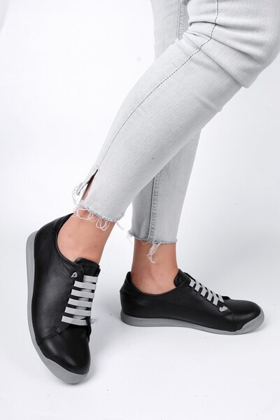 NON-WOMAN GENUINE LEATHER ORTHOPEDIC THERMO SOLE CASUAL CASUAL SHOES OXY1601