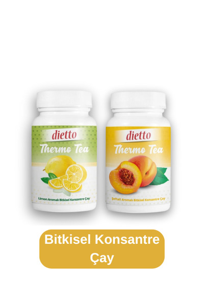 Dietto Bitkisel Konsantre Çay Limon ve Şeftali Aromalı