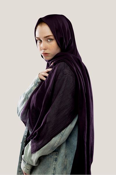Pamuk Shawl Purple