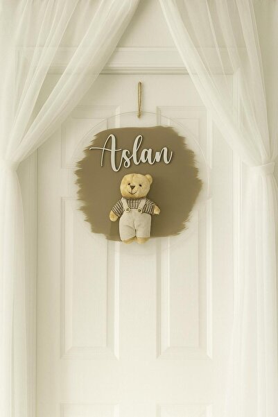 Bonika Bubble Ayıcıklı Bebek Pleksi Kapı ve Duvar Süsü