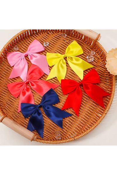 LO ADORO 10 Pieces Girls' Buckle Bow Ribbon Buckle Kilips Buckle Color Options You Choose