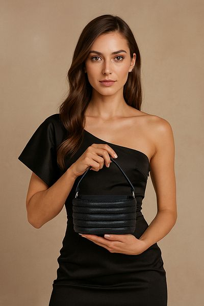 Biçanta Geantă pentru rochie de seară din piatră de cristal de culoare neagră – portofoliu strălucitor și utilizare pe umăr |   Eleganță de noapte
