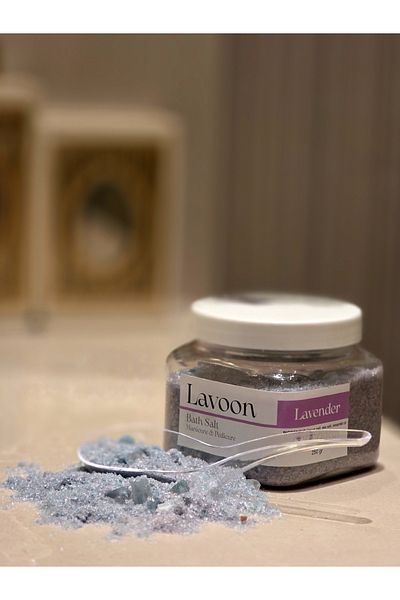 Lavoon Lavender 250g. Manicure Pedicure Salt / Bath Salt / Epsom Salt / English Salt