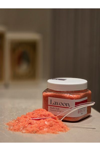 Lavoon Hibiscus 250g. Manicure Pedicure Salt / Bath Salt / Epsom Salt / English Salt