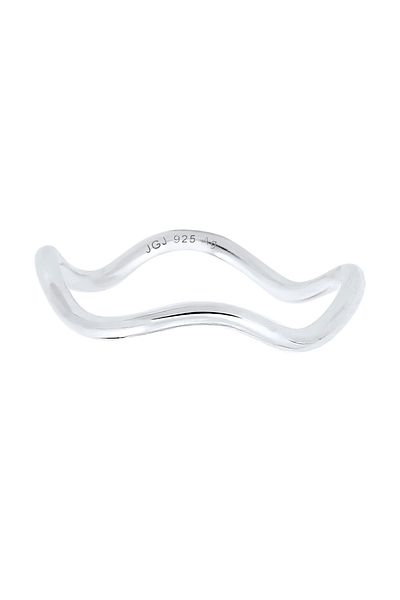 ELLI Dámský prsten Waves Minimal Geo Trend ze stříbra 925