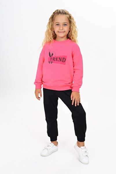 Toontoy Set de trening pentru fete Trend cu imprimeu