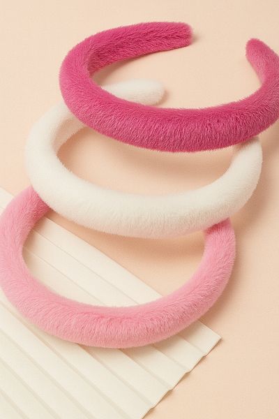 PREGIO 3 Women's Soft Fabric Plush Crown